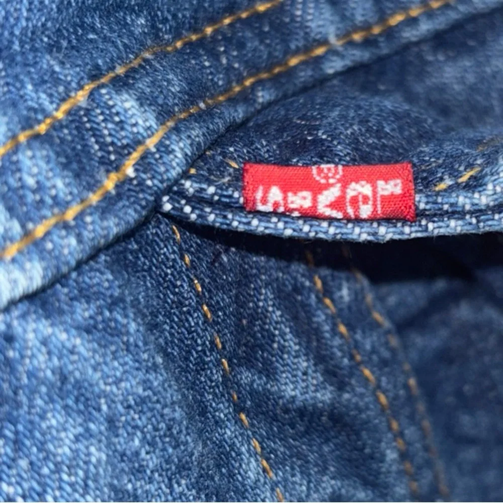 VTG 90s Levi’s Men’s Sz 48L‎ Trucker Denim Type III Jacket USA Made 71506 0216